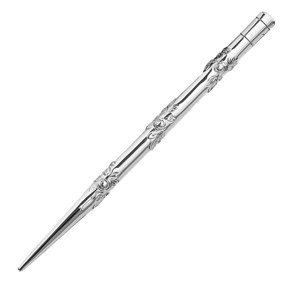 Yard O Led Mayflower Hand-Chased Sterling Silver Ballpoint Pen
