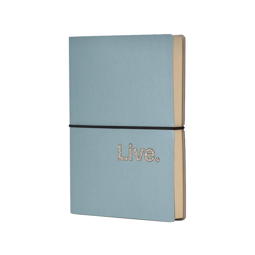 CIAK Emotions Lined Notebook Ivory Paper Sky Blue Live A5