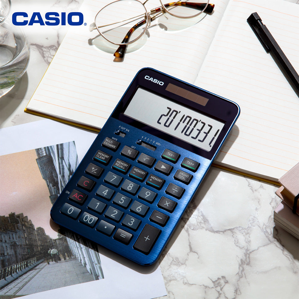 Casio S100X Flagship Desktop Calculator Blue