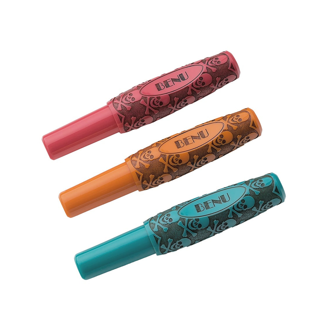 Benu Pixie Pocket Fountain Pen Jolly Roger Vintage Set of 3