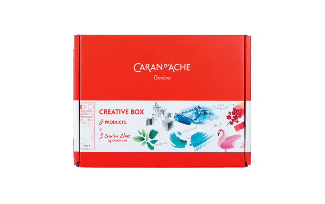 Caran d'Ache Creative Box Multi-Product Set with Online Classes