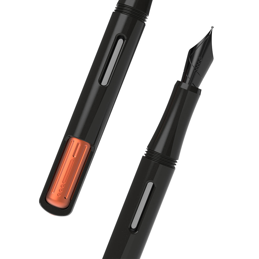 Endless x Cult Pens Captiva Stealth Fountain Pen Orange