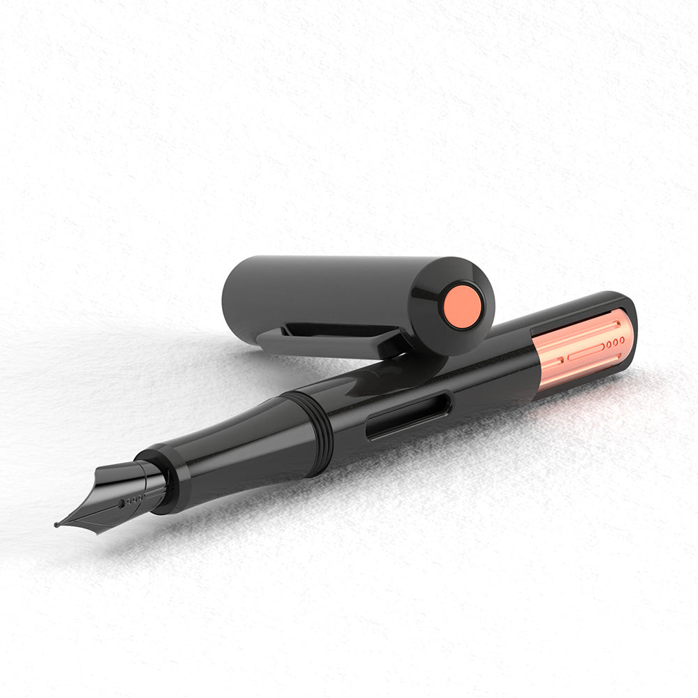 Endless x Cult Pens Captiva Stealth Fountain Pen Orange