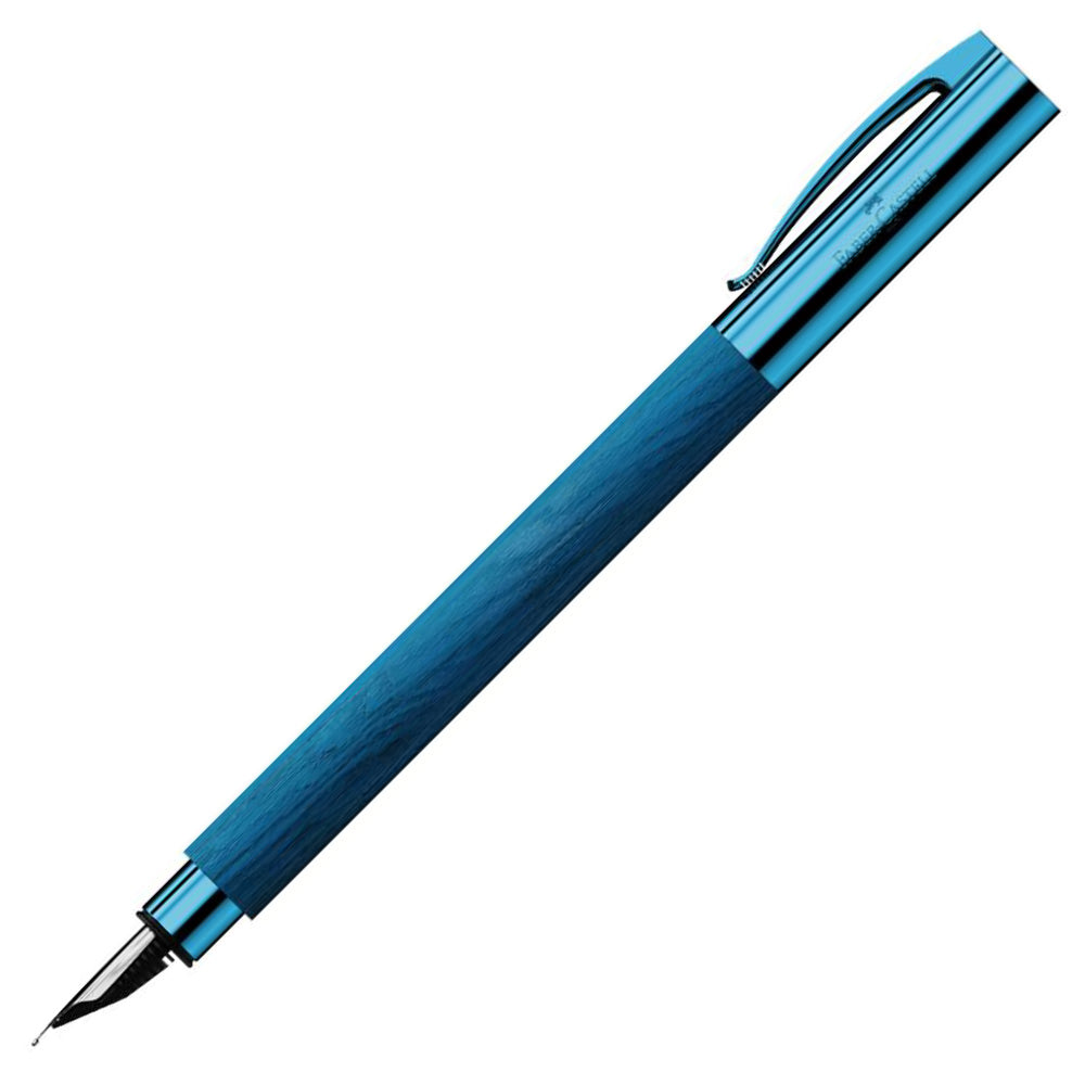 Faber-Castell Ambition Blue Wood Fountain Pen