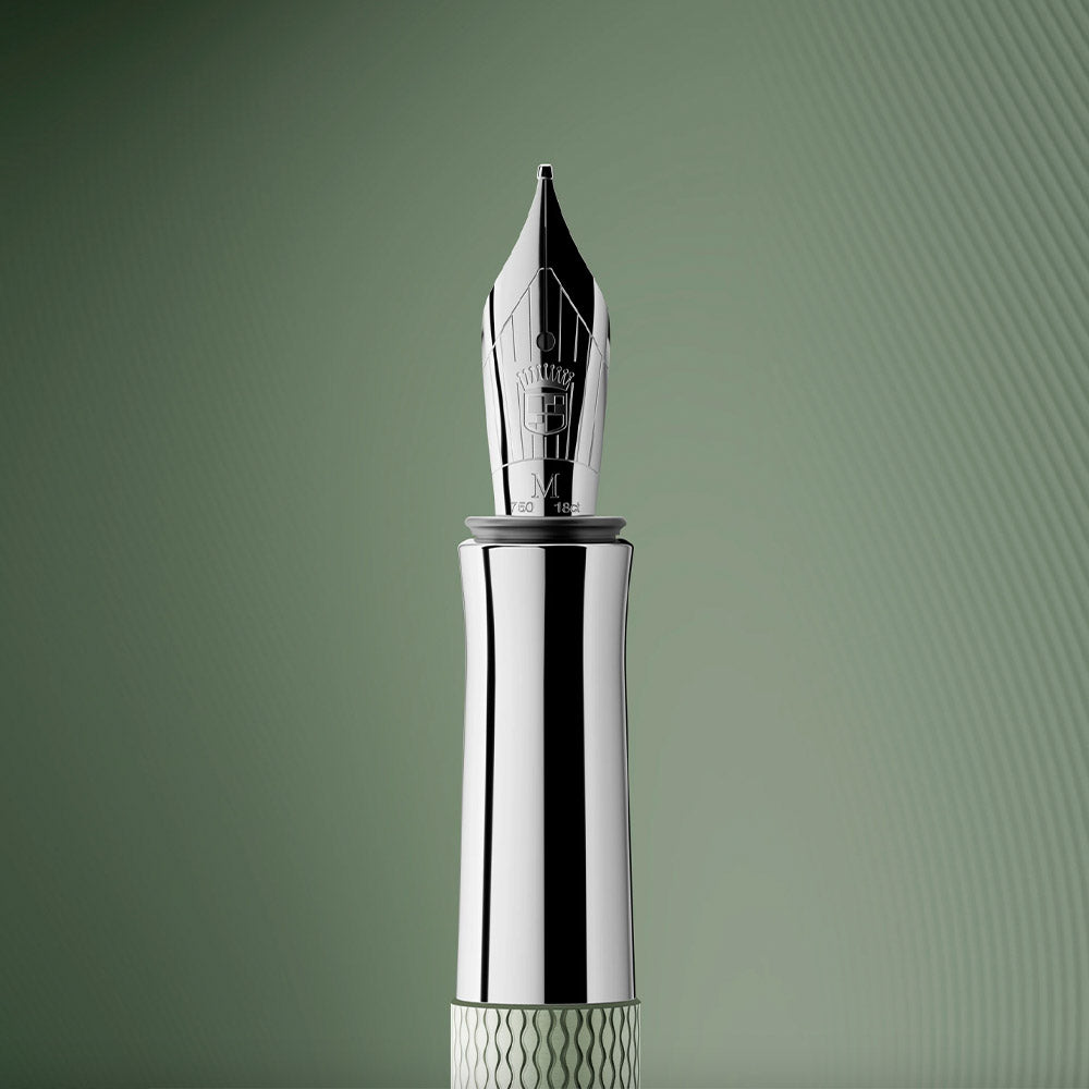 Graf von Faber-Castell Fountain Pen Guilloche Sage Green