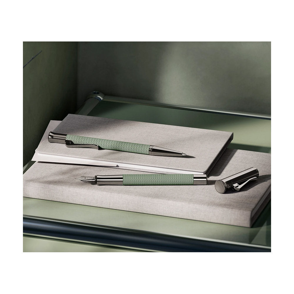 Graf von Faber-Castell Fountain Pen Guilloche Sage Green