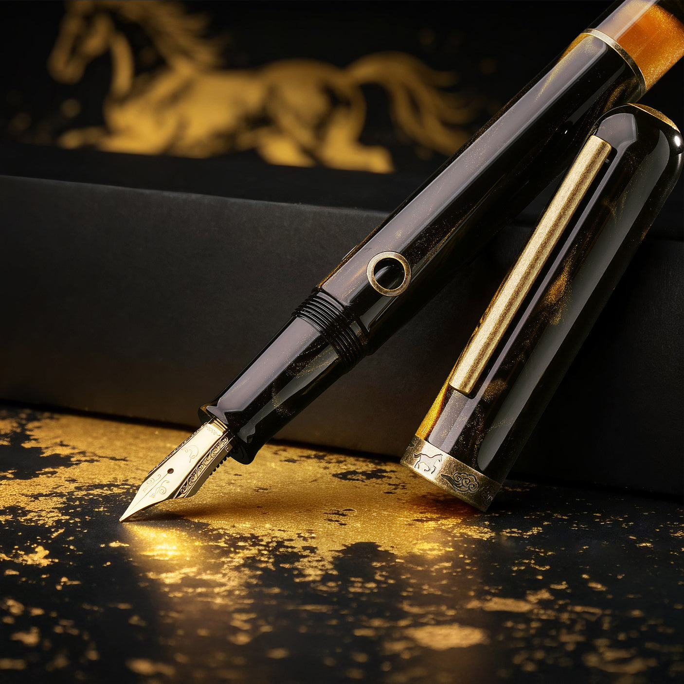 Nahvalur Nautilus Fountain Pen of the Year 2026 Horse