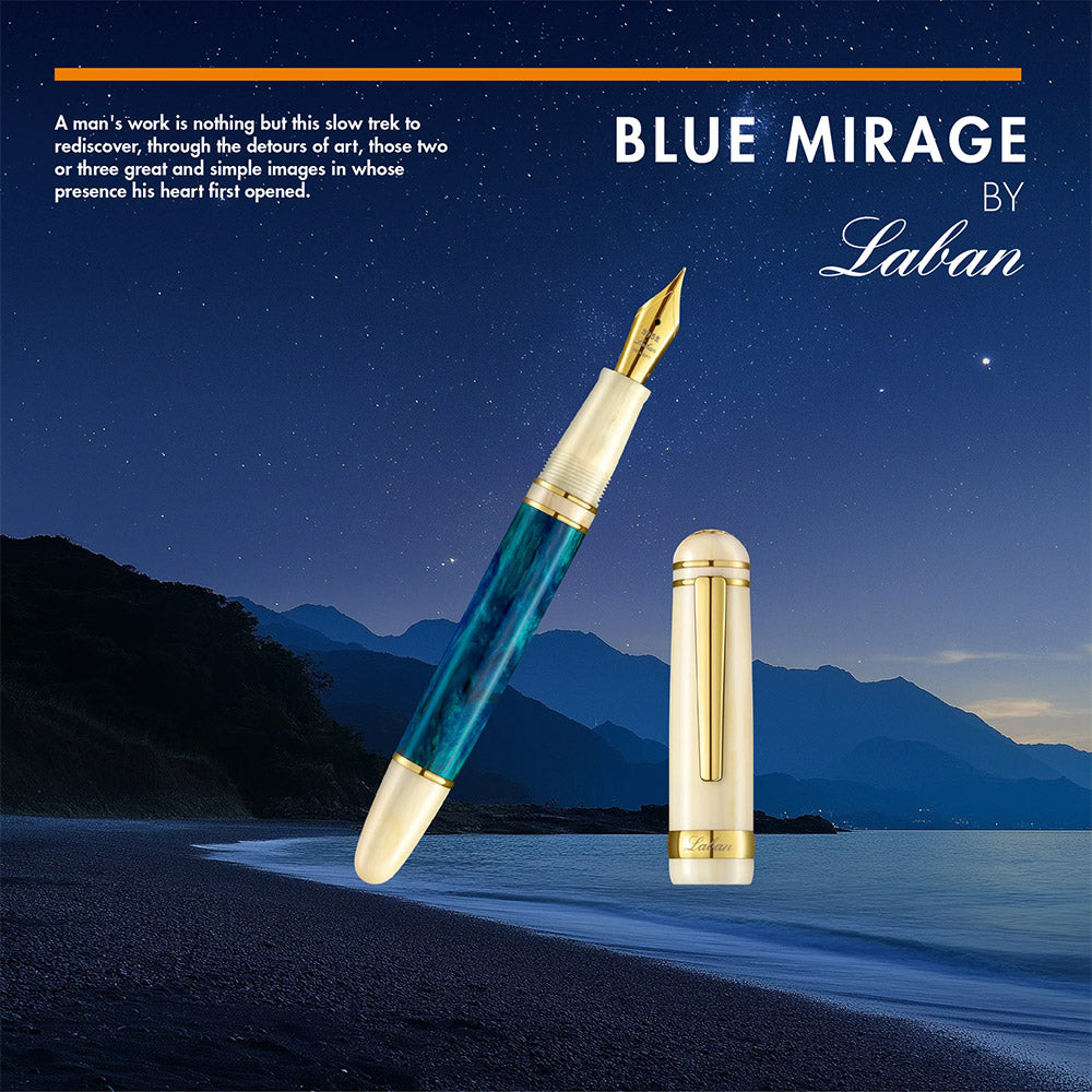 Laban 326 Fountain Pen Blue Mirage