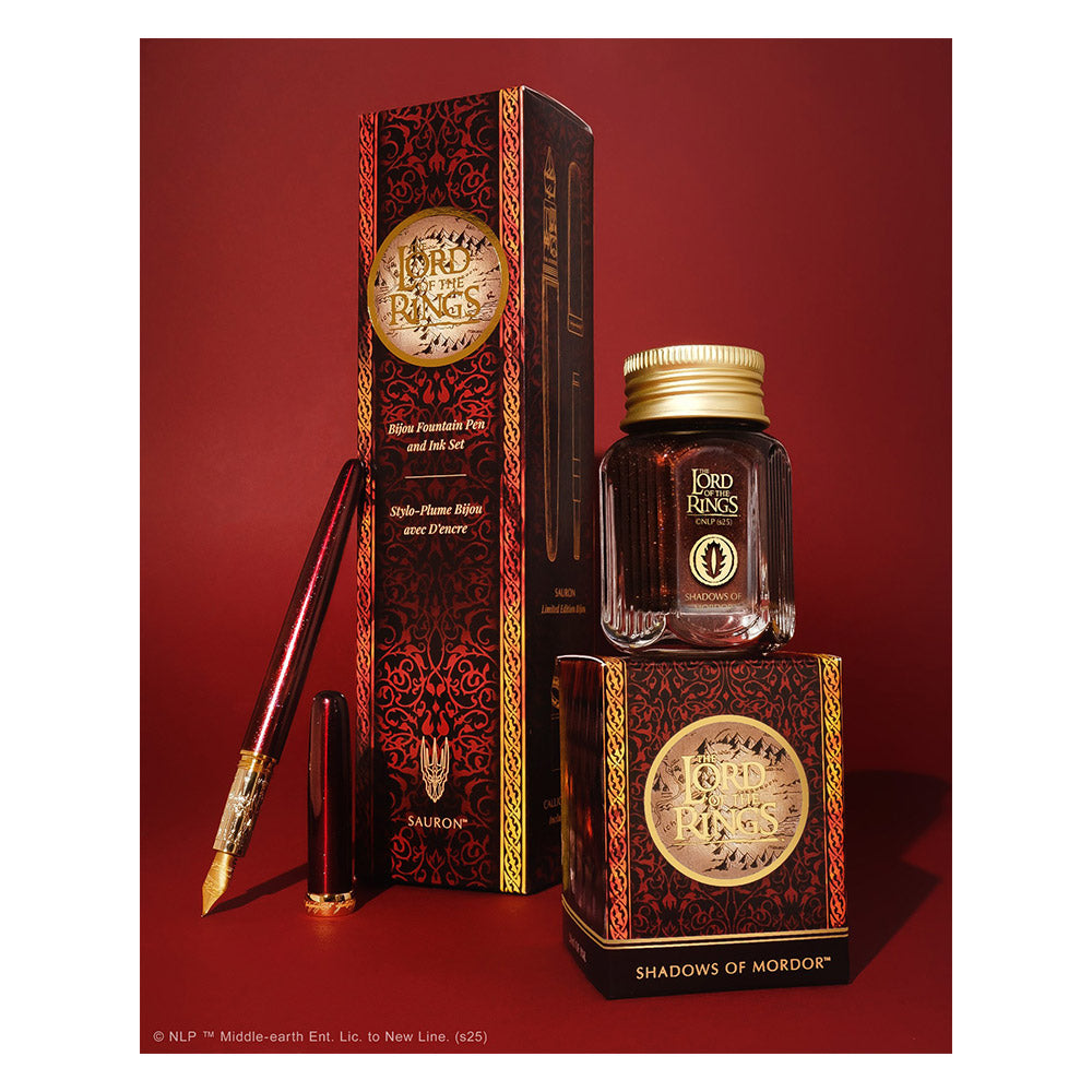 Ferris Wheel Press Lord of the Rings Bijou Fountain Pen and 28ml Ink Set Sauron