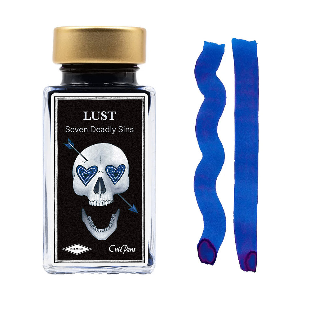 Cult Pens Exclusive 7 Deadly Sins Fountain Pen Ink by Diamine 50ml