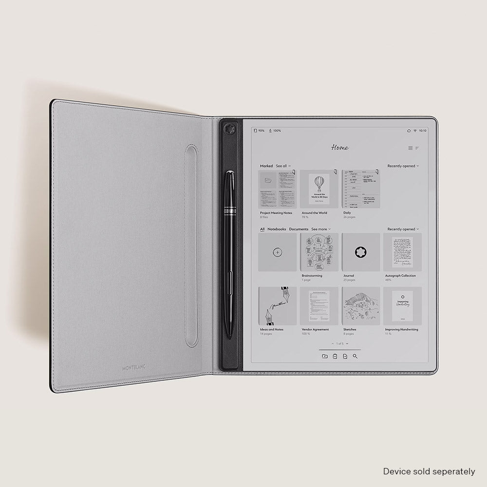 Montblanc Digital Paper Leather Folio Black