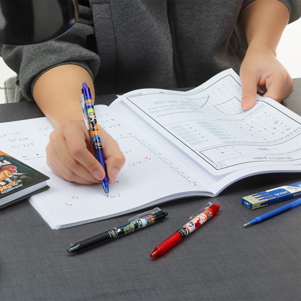 Pilot FriXion x Naruto Shippuden Limited Edition Set of 3