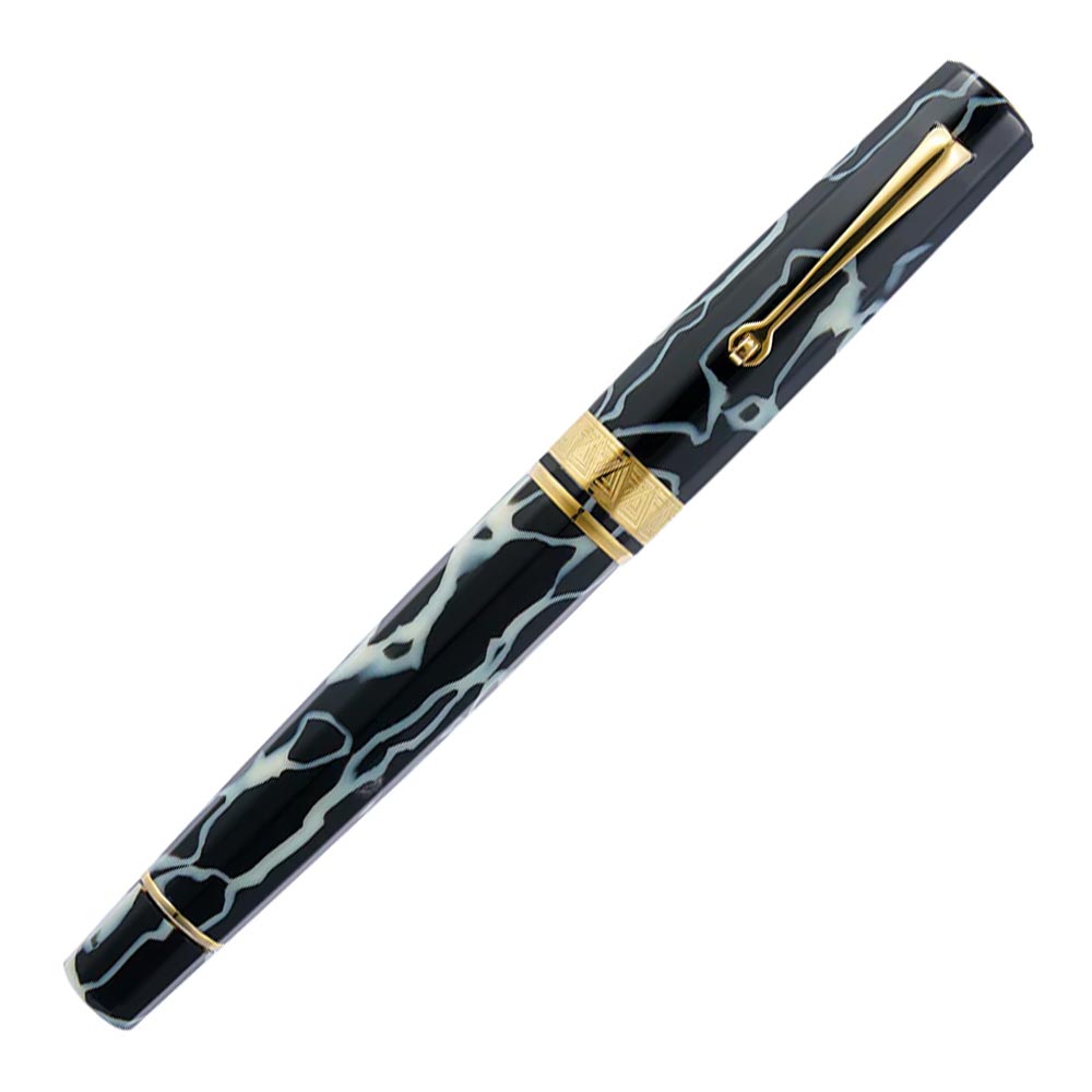 Omas Paragon Wild Gold Trim Fountain Pen 14k Nib
