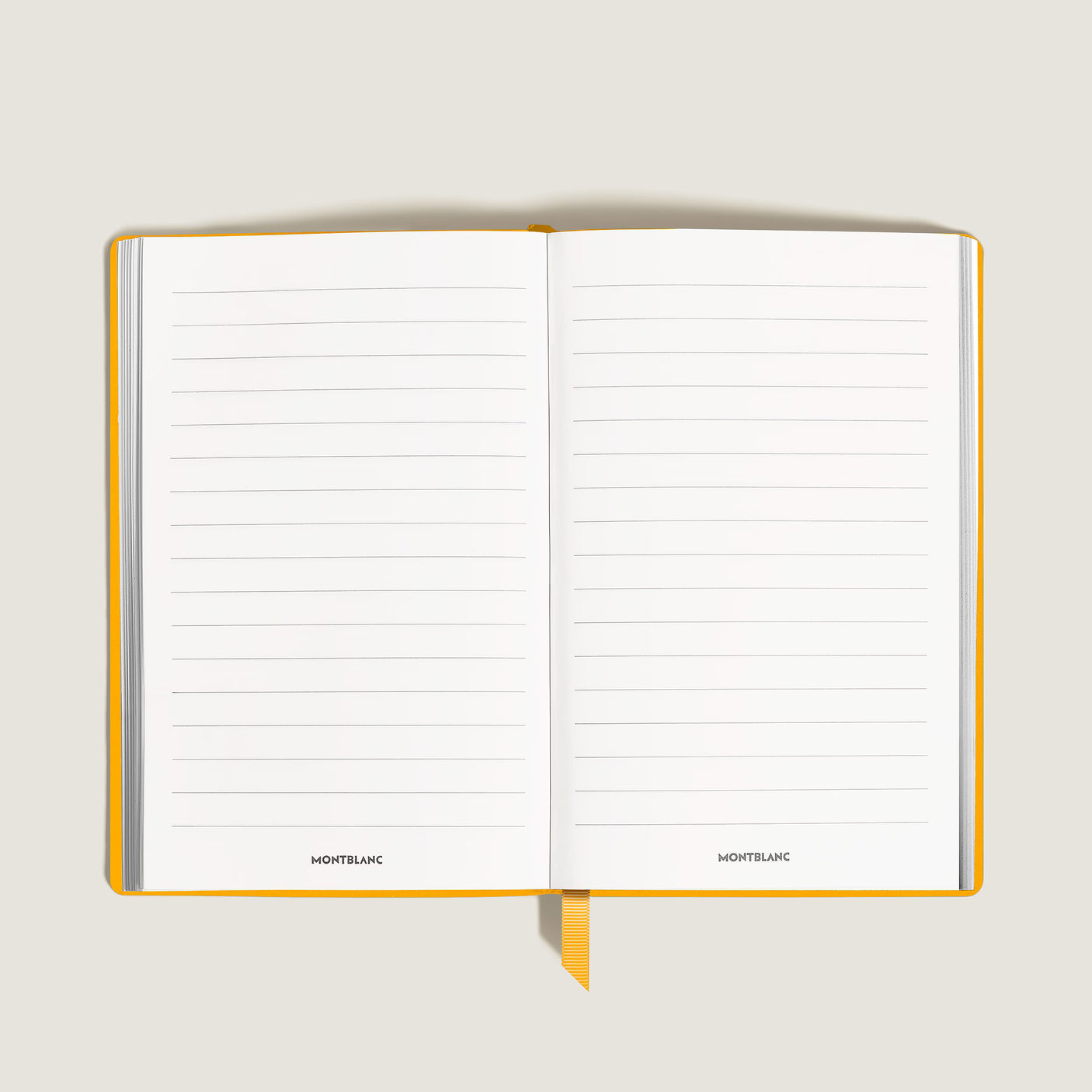 Montblanc Large Notebook Cloudy Beige Leather Lined