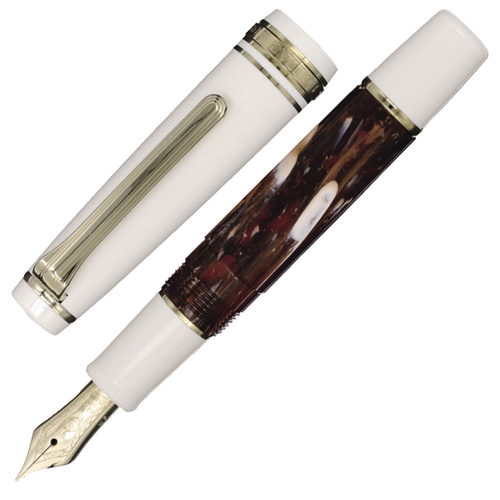 Sailor Professional Gear Slim Mini Rencontre Limited Edition Fountain Pen Marron 14k Nib