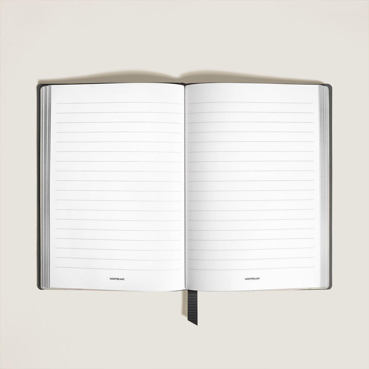 Montblanc Medium Notebook Black Leather Lined
