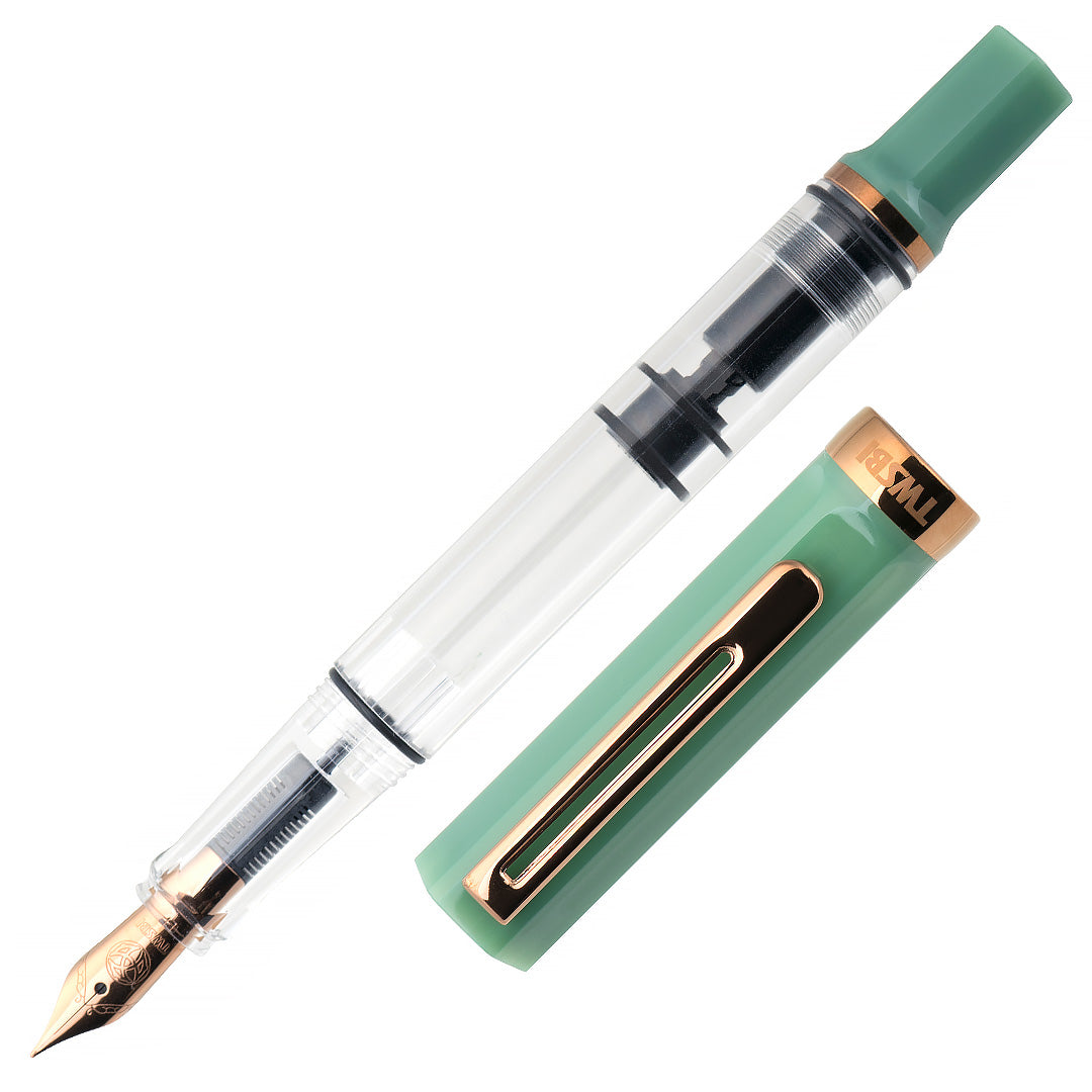 TWSBI Eco Fountain Pen Jade Jelly with Bronze