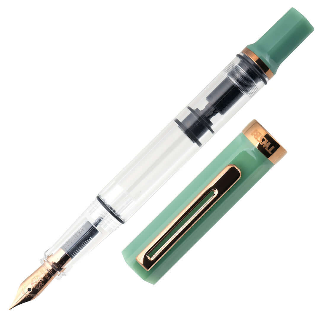 TWSBI Eco Fountain Pen Jade Jelly with Bronze