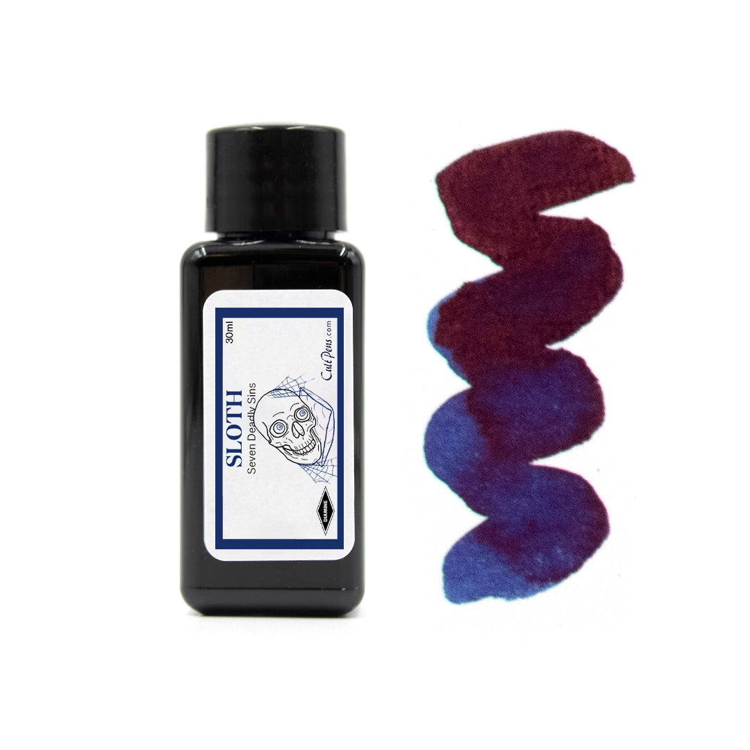 Cult Pens Exclusive 7 Deadly Sins Fountain Pen Ink by Diamine 30ml