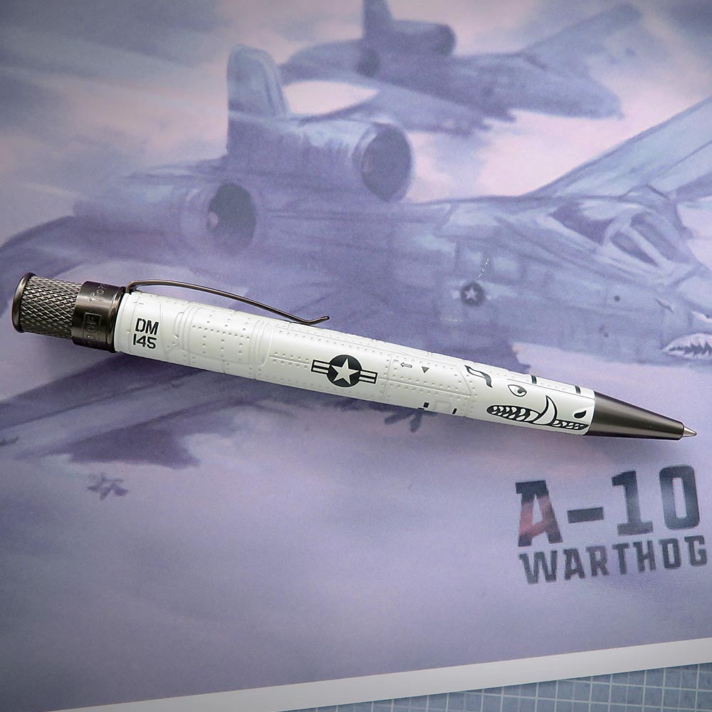 Retro 51 Tornado Rollerball Pen Vintage Metalsmith A-10 Warthog
