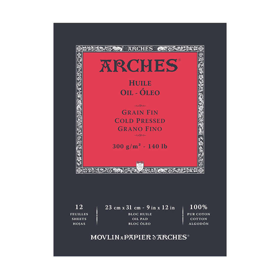 Arches Oil Cold Pressed Pad 23 x 31 White by Arches at Cult Pens