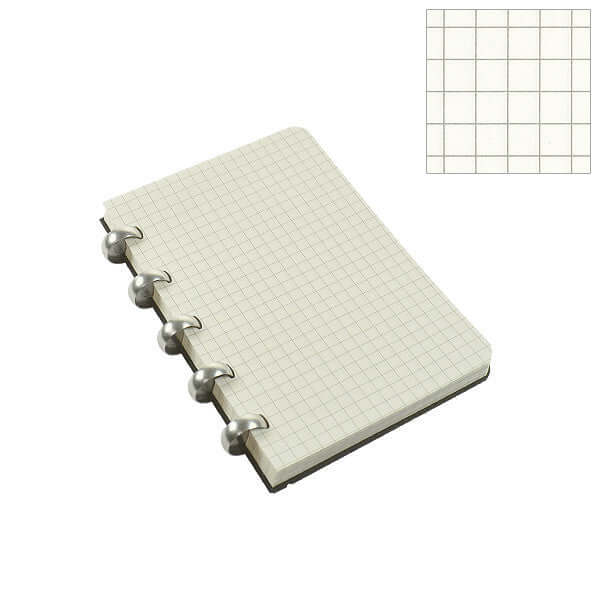 Atoma Elegant Disc-Bound Refillable Notebook A6+ by Atoma at Cult Pens