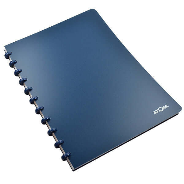 Atoma Classic Colours Polypropylene Cover Disc-Bound Refillable Notebook A4 by Atoma at Cult Pens