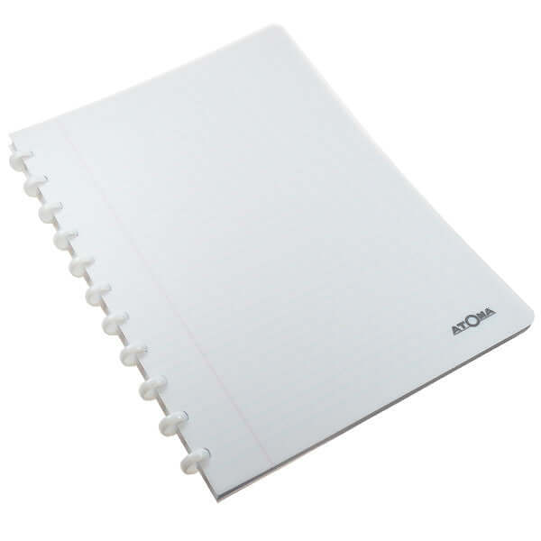 Atoma Classic Colours Polypropylene Cover Disc-Bound Refillable Notebook A4 by Atoma at Cult Pens