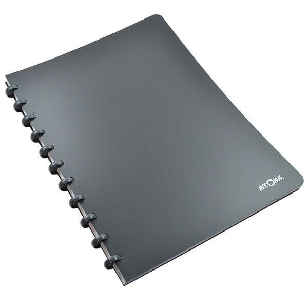 Atoma Classic Colours Polypropylene Cover Disc-Bound Refillable Notebook A4 by Atoma at Cult Pens