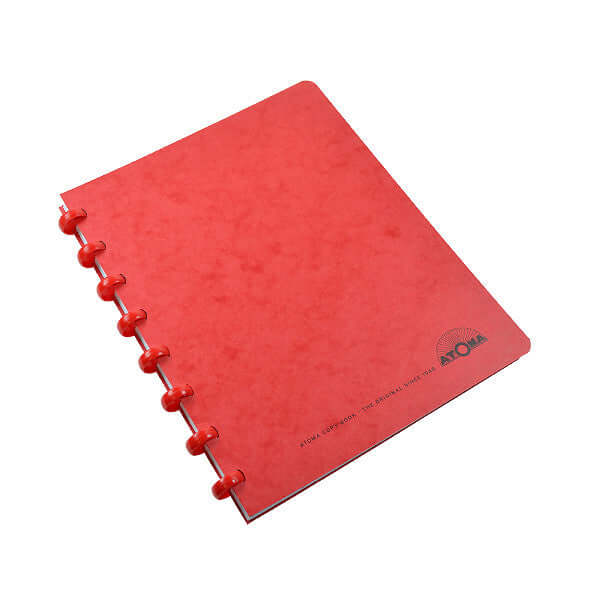 Atoma Classic Colours Card Cover Disc-Bound Refillable Notebook A5+ by Atoma at Cult Pens
