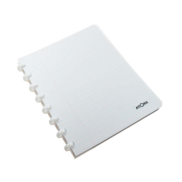Atoma Classic Colours Polypropylene Cover Disc-Bound Refillable Notebook A5+ by Atoma at Cult Pens