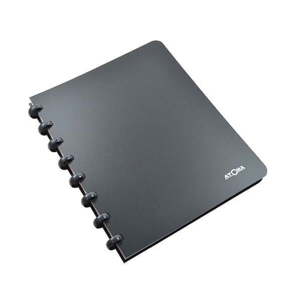 Atoma Classic Colours Polypropylene Cover Disc-Bound Refillable Notebook A5+ by Atoma at Cult Pens