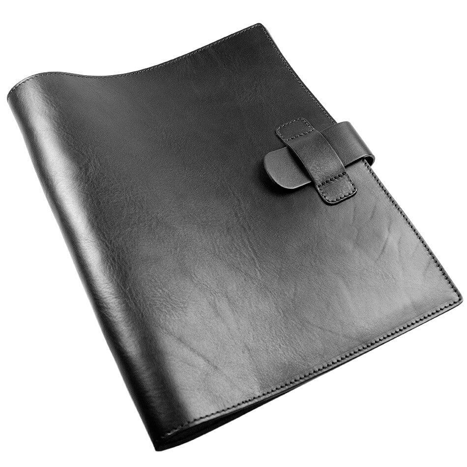 Atoma Pur Leather Folder A4 Black by Atoma at Cult Pens