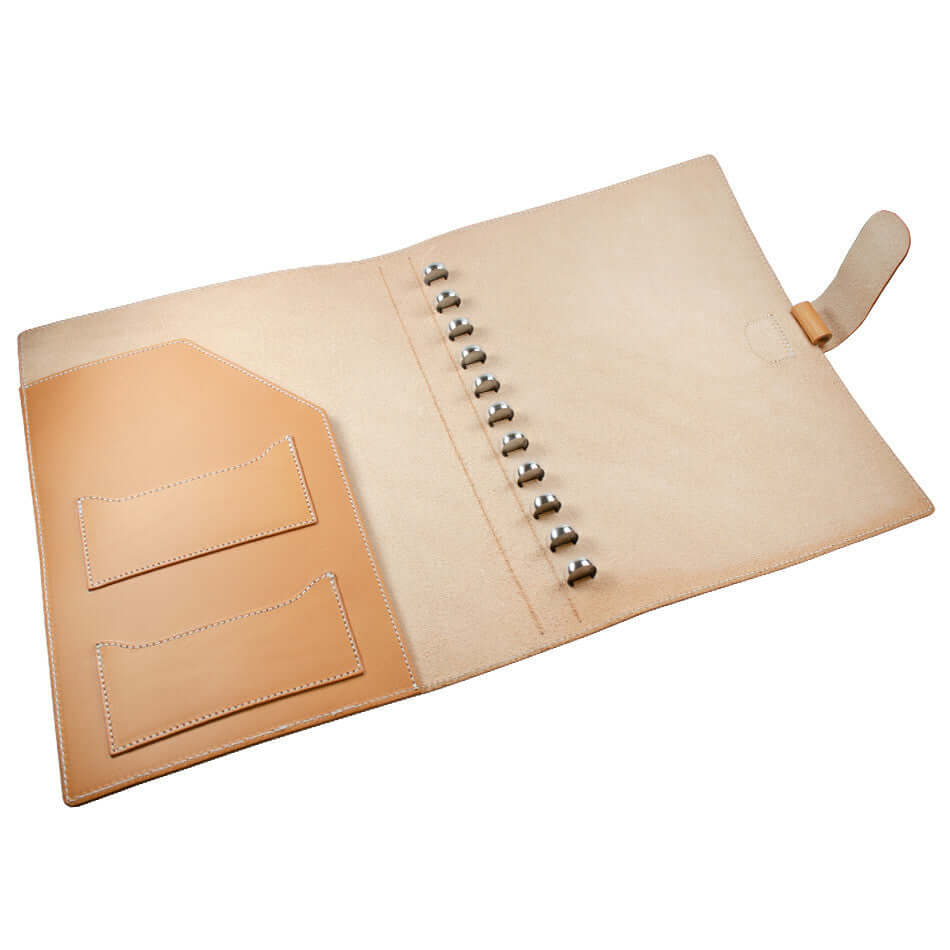 Atoma Pur Leather Folder A4 Natural by Atoma at Cult Pens
