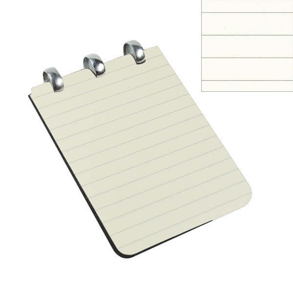 Atoma Amazing Texon Cover Disc-Bound Refillable Notebook Black A7 by Atoma at Cult Pens