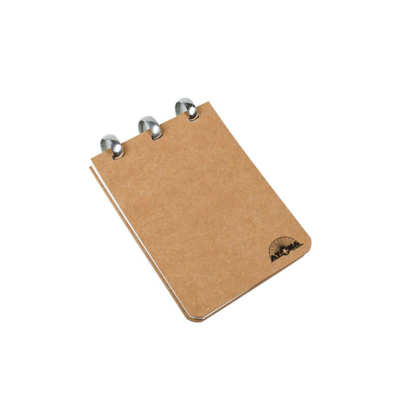 Atoma Amazing Texon Cover Disc-Bound Refillable Notebook Brown A7 by Atoma at Cult Pens