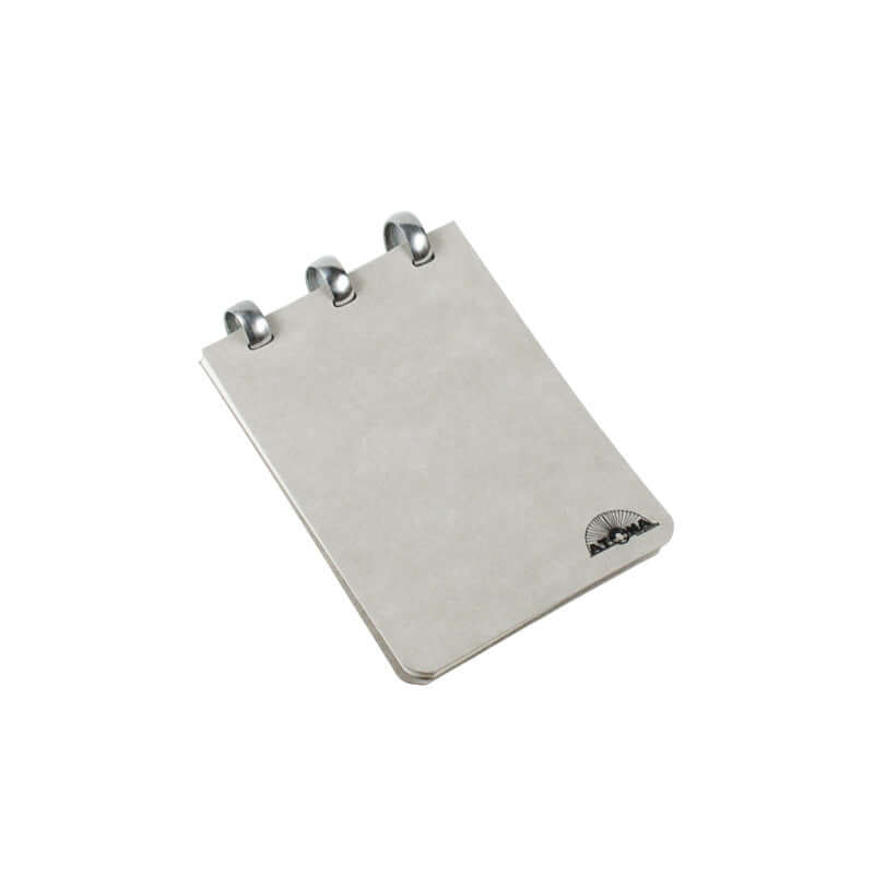Atoma Amazing Texon Cover Disc-Bound Refillable Notebook Grey A7 by Atoma at Cult Pens