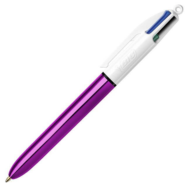 BIC 4-Colour Multipen Shine Purple by BIC at Cult Pens