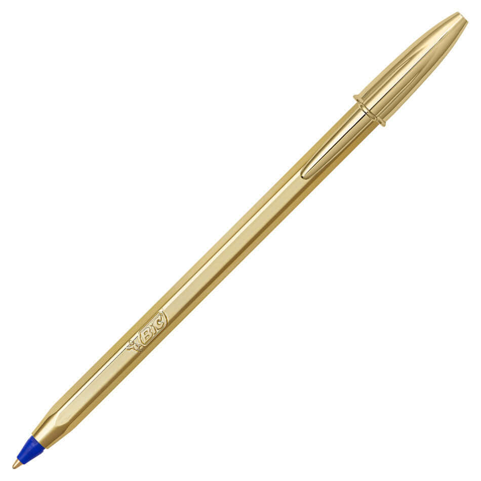 BIC Cristal Celebrate Gold Ballpoint Pen by BIC at Cult Pens