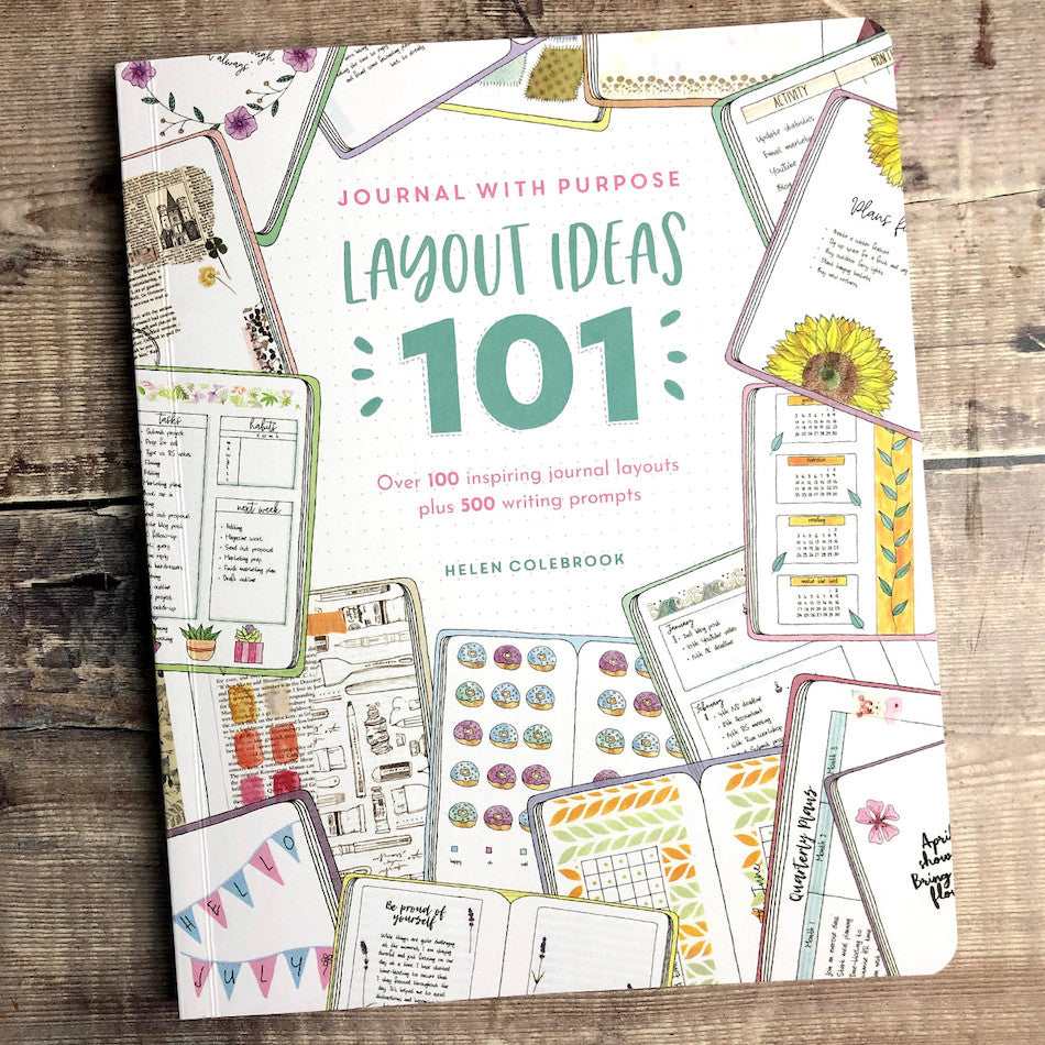 Journal with Purpose: Layout Ideas 101 by Helen Colebrook by Books at Cult Pens