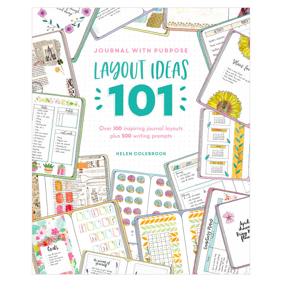 Journal with Purpose: Layout Ideas 101 by Helen Colebrook by Books at Cult Pens