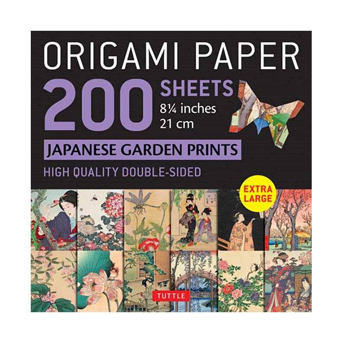 Origami Paper 200 Sheets Japanese Garden by Books at Cult Pens
