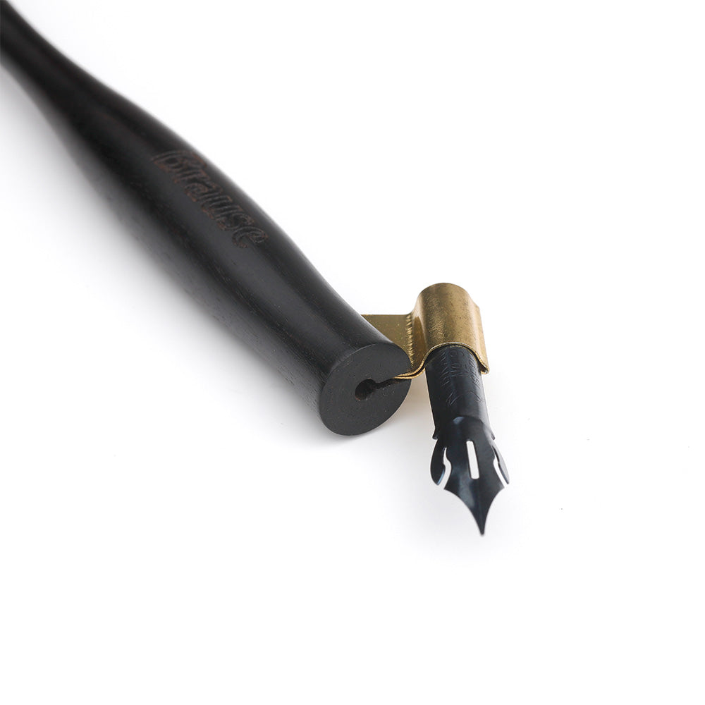 Brause Oblique Wooden Nib-Holder by Brause at Cult Pens