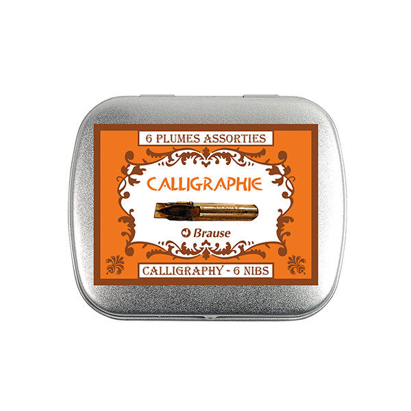 Brause Tin of Calligraphy Nibs by Brause at Cult Pens