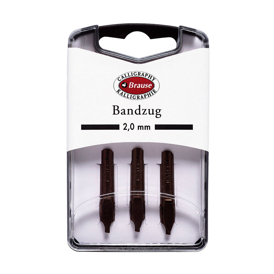 Brause Nibs Set of 3 Bandzug (Angled Square Cut) by Brause at Cult Pens
