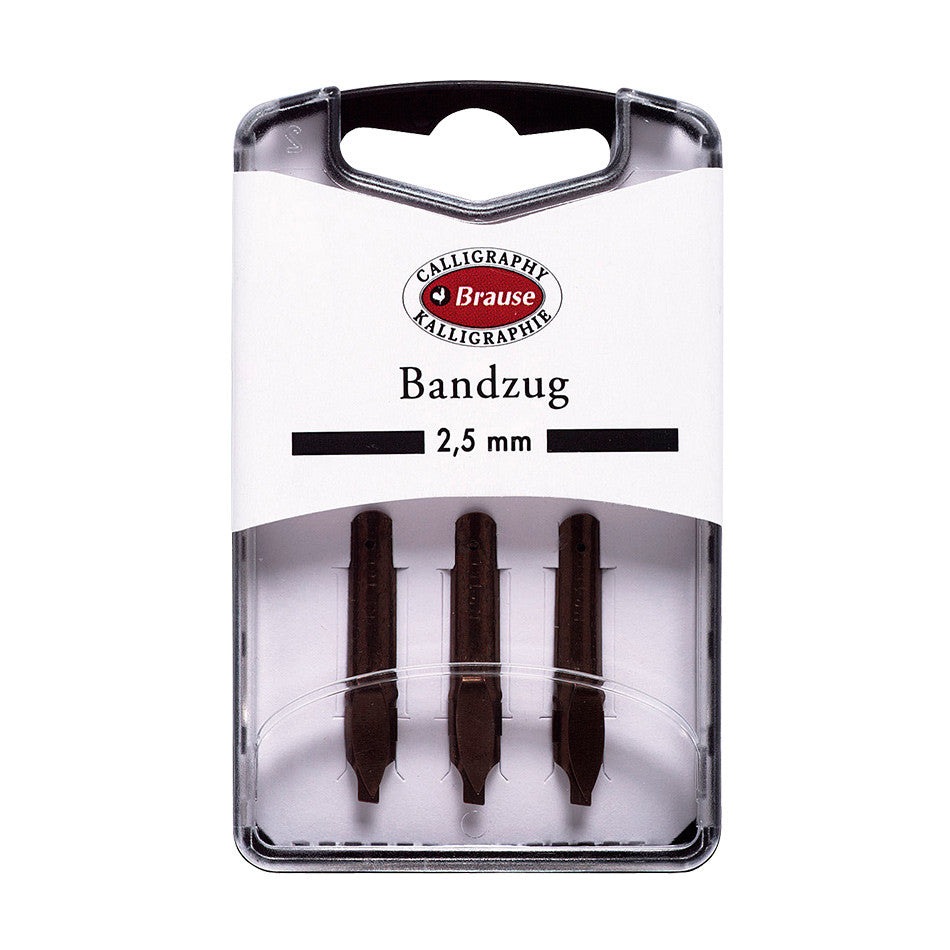 Brause Nibs Set of 3 Bandzug (Angled Square Cut) by Brause at Cult Pens