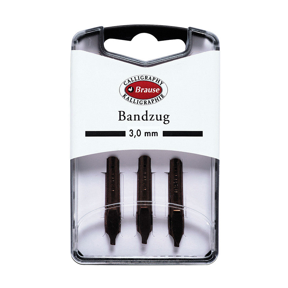 Brause Nibs Set of 3 Bandzug (Angled Square Cut) by Brause at Cult Pens