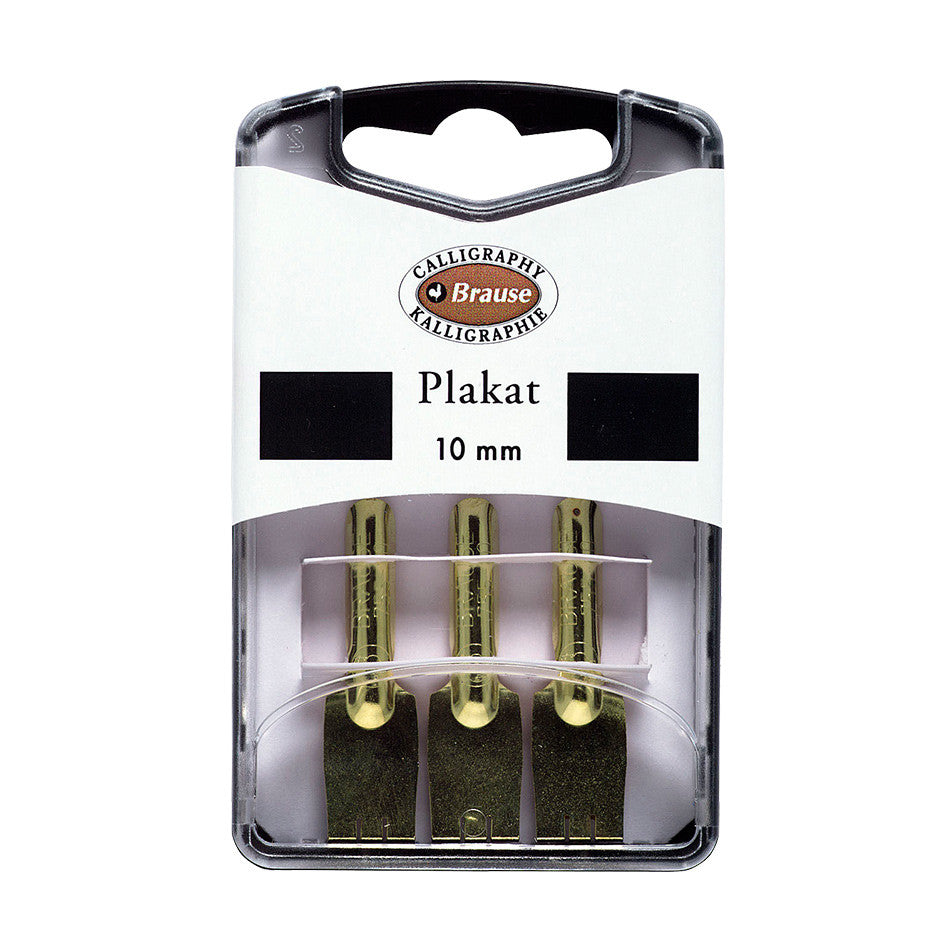 Brause Nibs Set of 3 Plakat (Square Cut) by Brause at Cult Pens