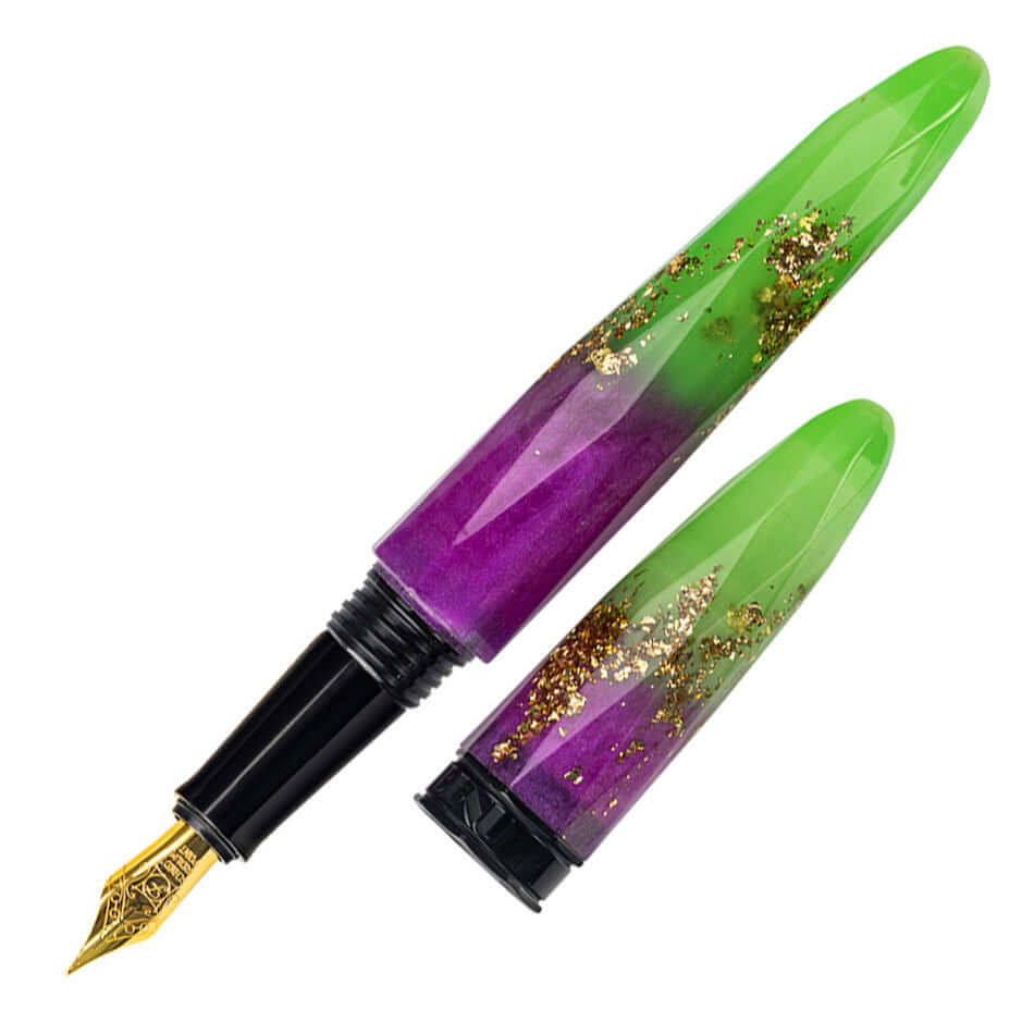 Benu Briolette Fountain Pen Luminous Neon by Benu at Cult Pens