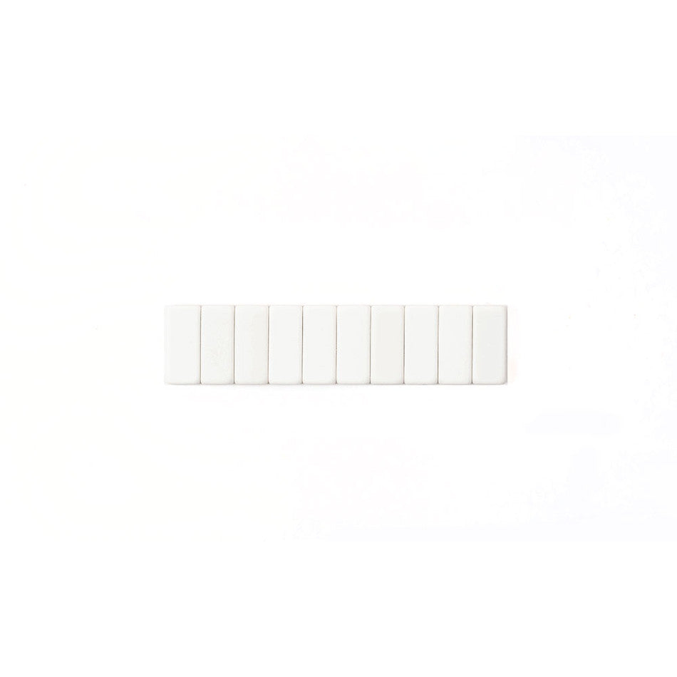 Blackwing Replacement Erasers Set of 10 by Blackwing at Cult Pens